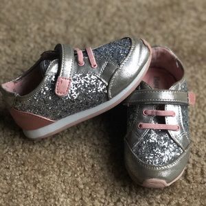 sparkle pink shoes